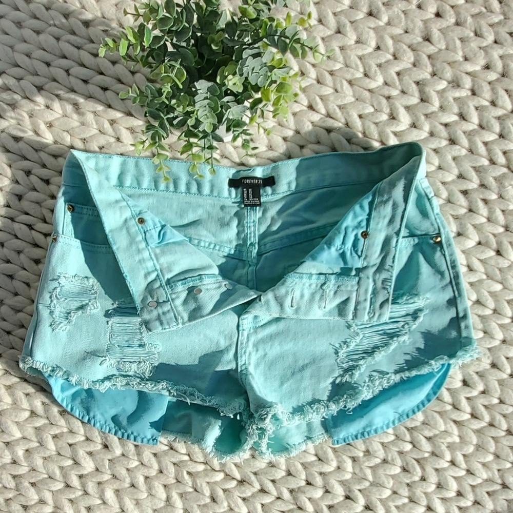 Forever 21 highwaisted button fly cutoff shorts - Picture 2 of 3